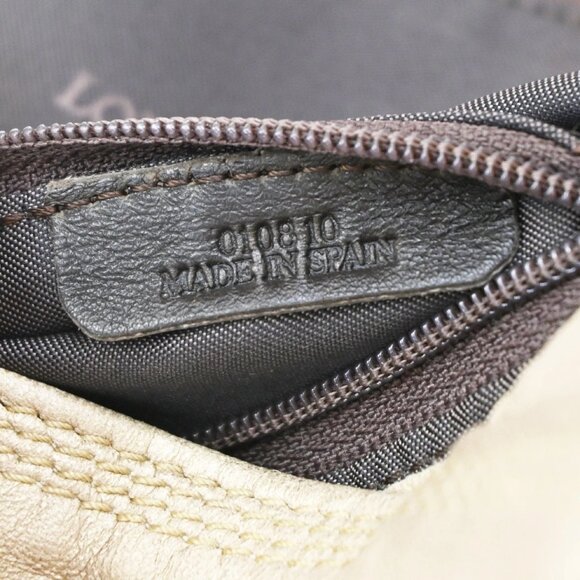 LOEWE Anagram Logo Nappa Aire Hand Bag Leather Gold Spain 34EF512 - Picture 15 of 15